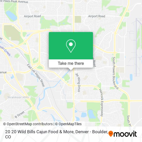 20 20 Wild Bills Cajun Food & More map