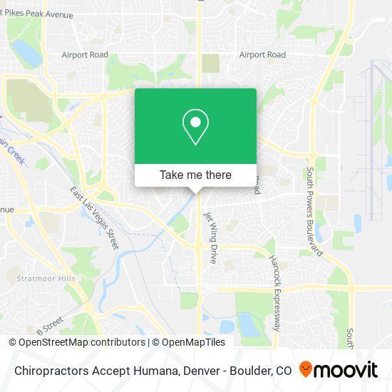 Chiropractors Accept Humana map