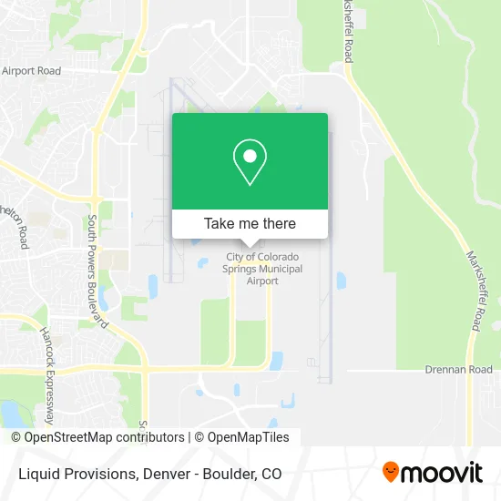 Liquid Provisions map