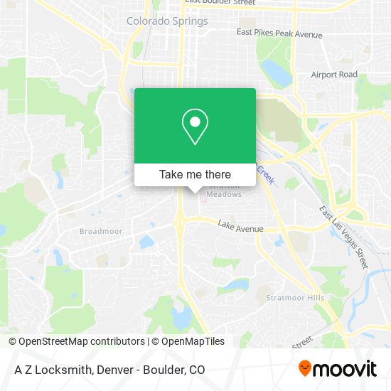 Mapa de A Z Locksmith