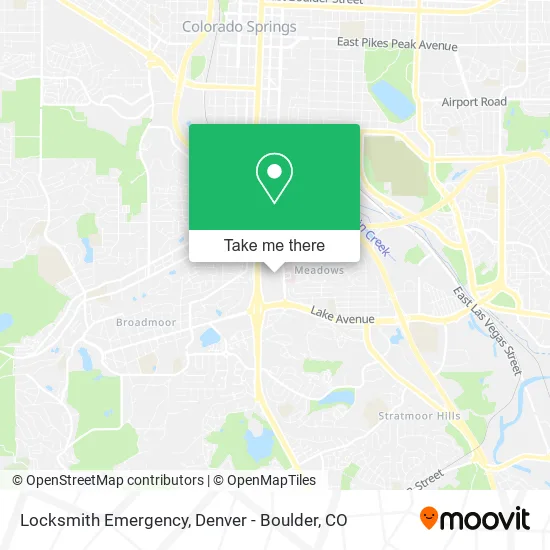 Locksmith Emergency map