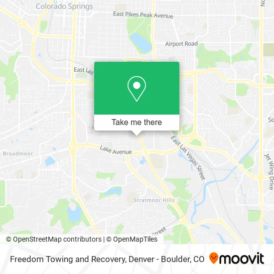 Freedom Towing and Recovery map