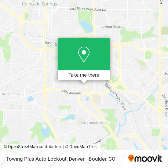Towing Plus Auto Lockout map