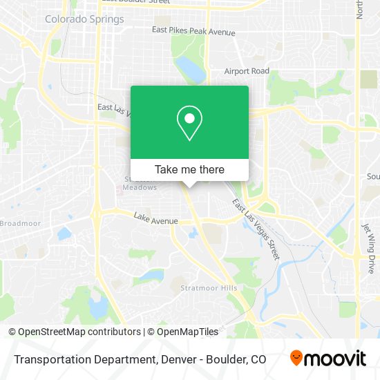 Mapa de Transportation Department