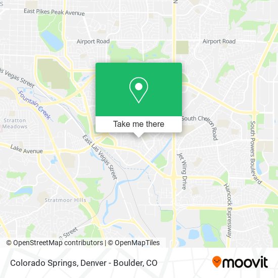 Colorado Springs map