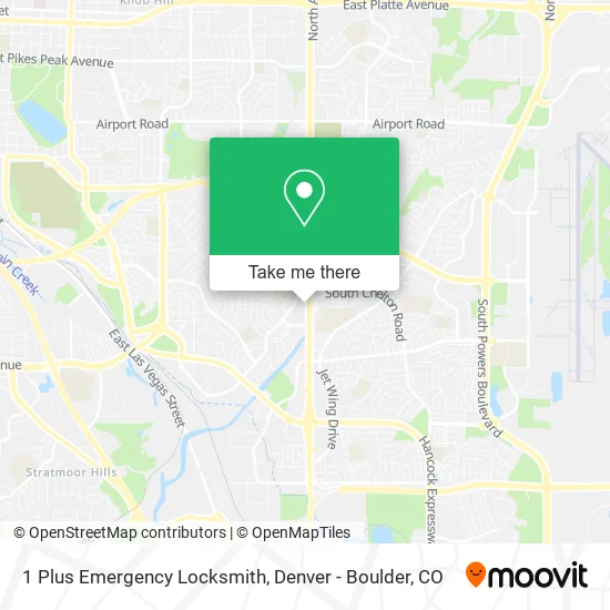 1 Plus Emergency Locksmith map