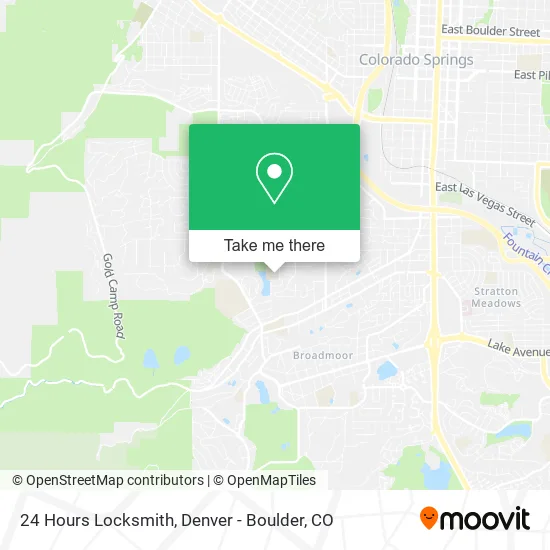 Mapa de 24 Hours Locksmith