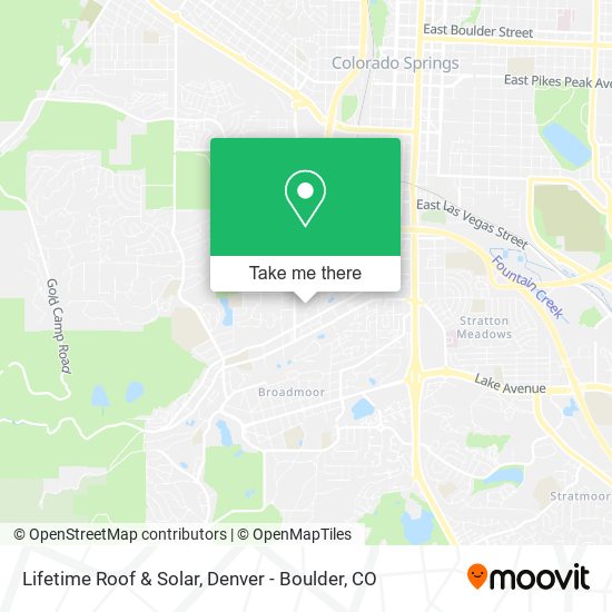 Mapa de Lifetime Roof & Solar