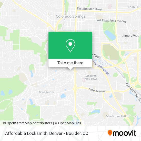 Affordable Locksmith map