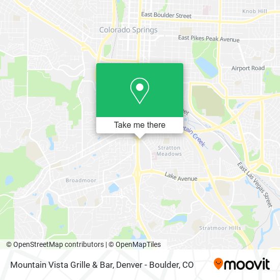 Mapa de Mountain Vista Grille & Bar