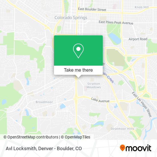 Mapa de Avl Locksmith