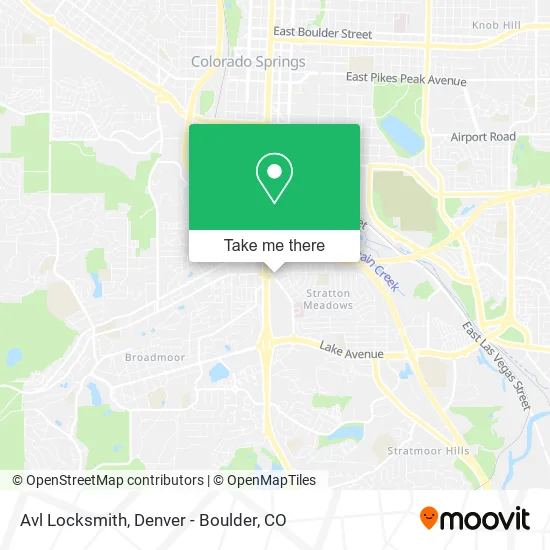 Avl Locksmith map