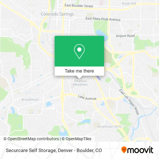 Securcare Self Storage map