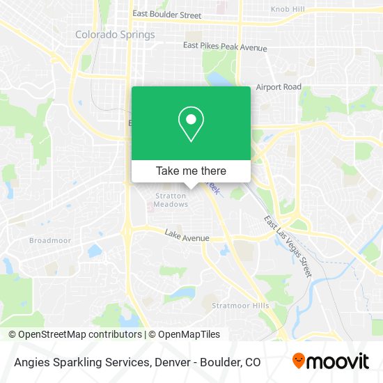 Angies Sparkling Services map