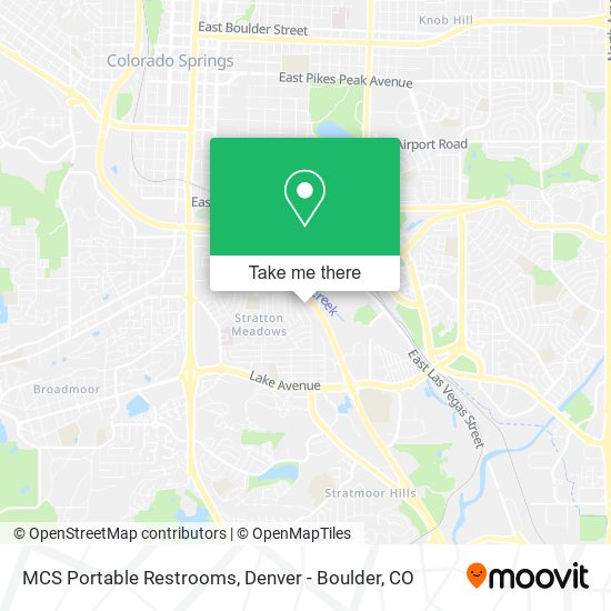 MCS Portable Restrooms map