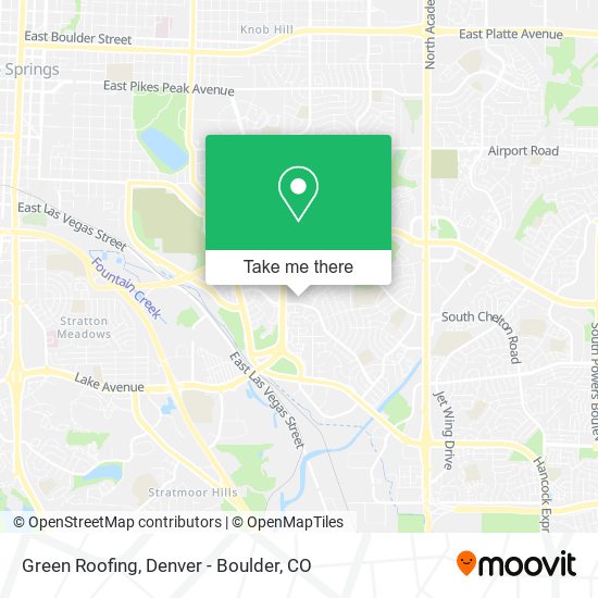 Green Roofing map
