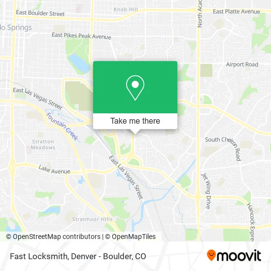Fast Locksmith map