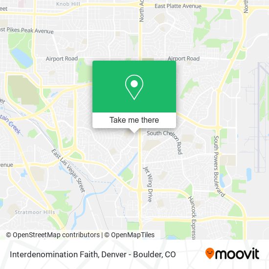 Interdenomination Faith map