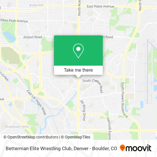 Mapa de Betterman Elite Wrestling Club