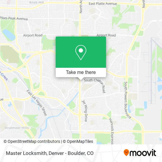 Master Locksmith map