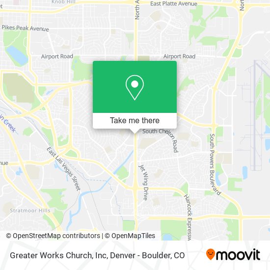 Greater Works Church, Inc map