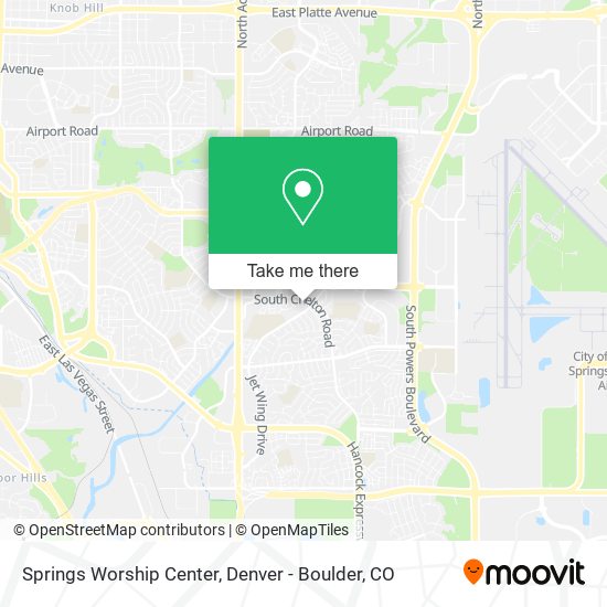 Mapa de Springs Worship Center