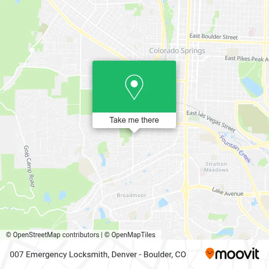 007 Emergency Locksmith map