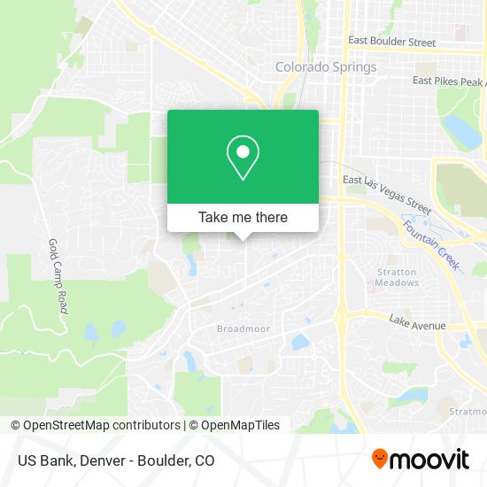 Mapa de US Bank