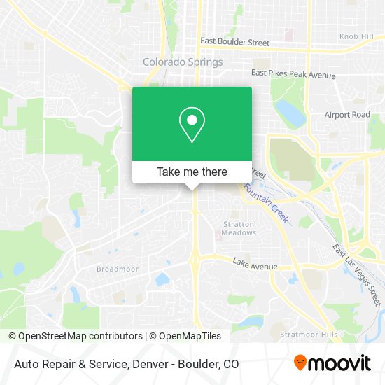 Mapa de Auto Repair & Service