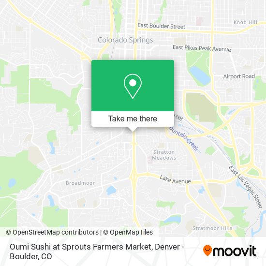 Oumi Sushi at Sprouts Farmers Market map