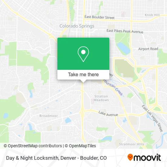 Day & Night Locksmith map