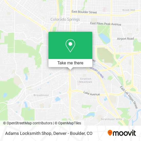 Adams Locksmith Shop map