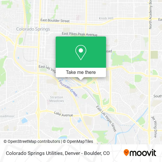 Colorado Springs Utilities map
