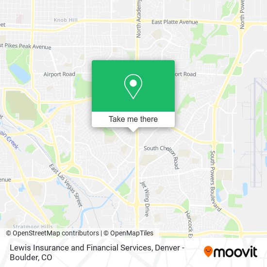 Lewis Insurance and Financial Services map