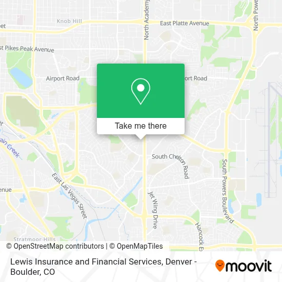 Lewis Insurance and Financial Services map