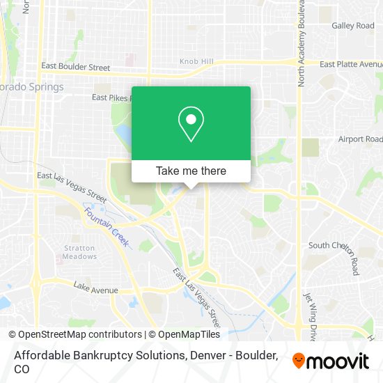 Affordable Bankruptcy Solutions map