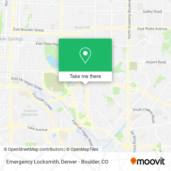 Emergency Locksmith map