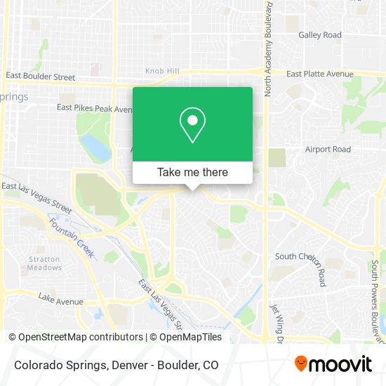 Colorado Springs map