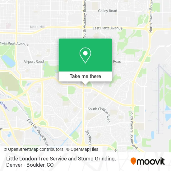 Mapa de Little London Tree Service and Stump Grinding
