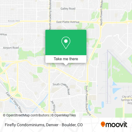 Mapa de Firefly Condominiums