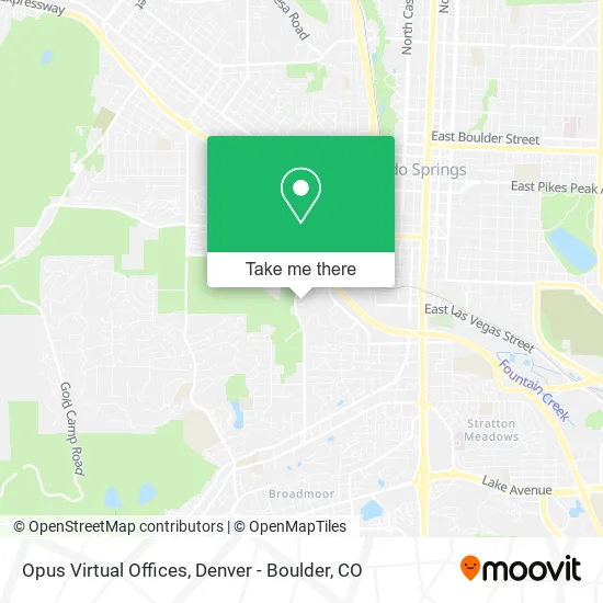 Opus Virtual Offices map