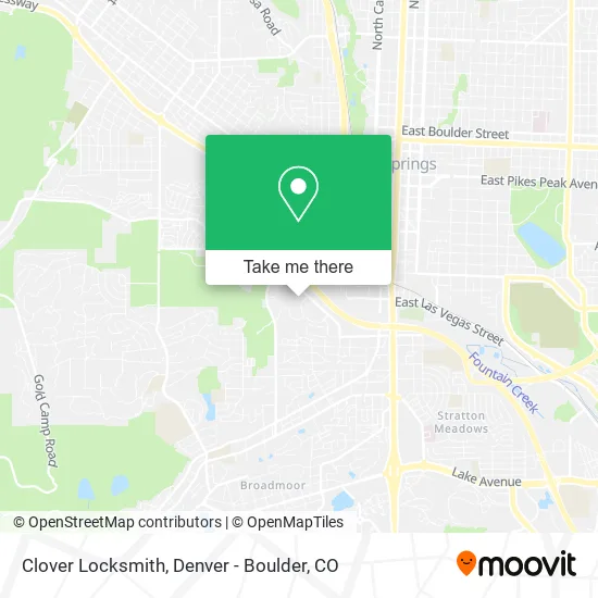 Clover Locksmith map