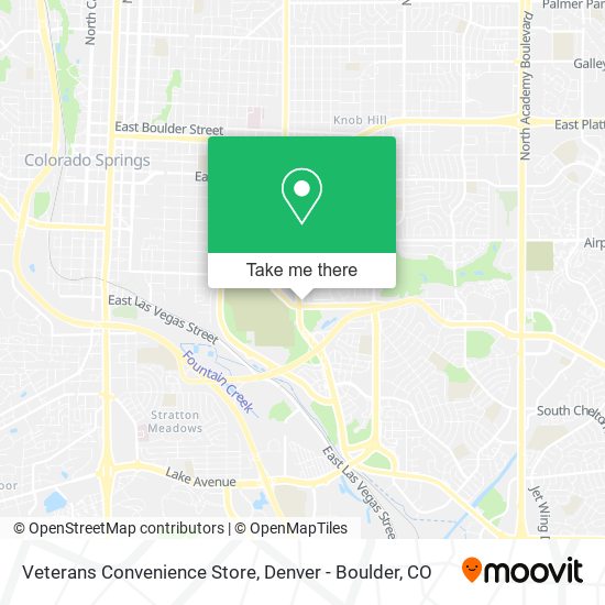 Mapa de Veterans Convenience Store