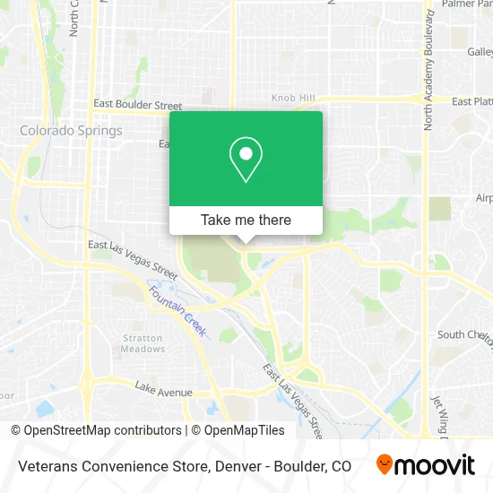 Veterans Convenience Store map
