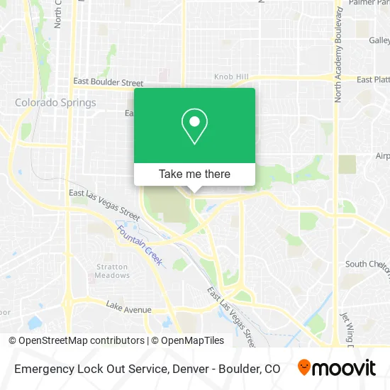Emergency Lock Out Service map