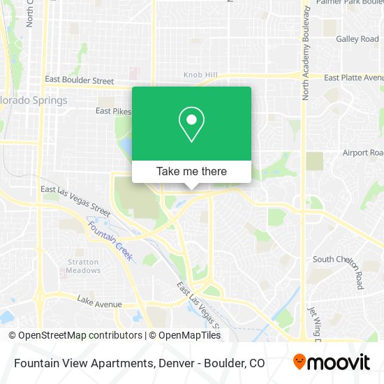 Fountain View Apartments map