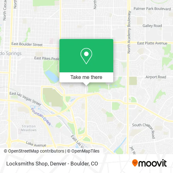 Locksmiths Shop map