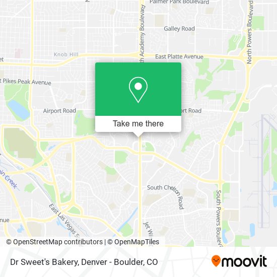 Dr Sweet's Bakery map