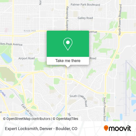 Expert Locksmith map
