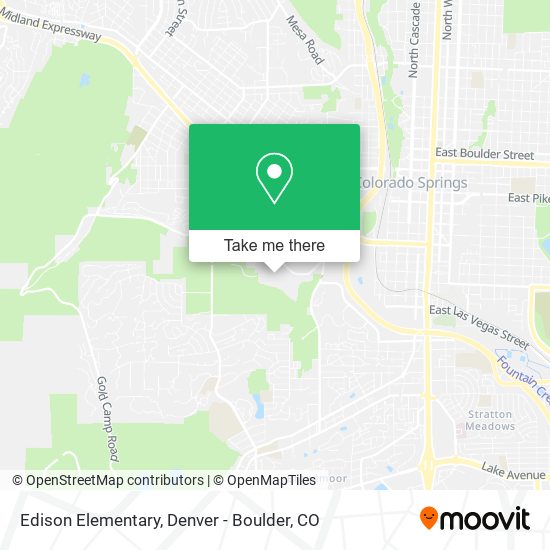 Mapa de Edison Elementary